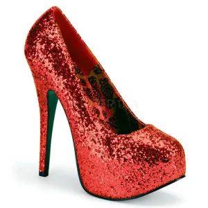 5 3/4" Wide Width Glitter Concealed Platform (TEEZE-06GW)