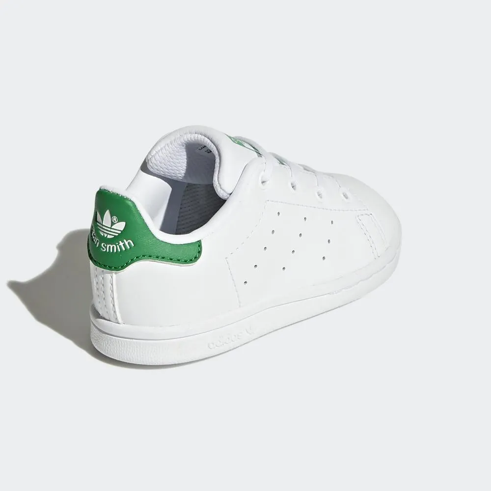 Adidas Originals scarpa sneakers da bambini Stan Smith BB2998 bianco-verde