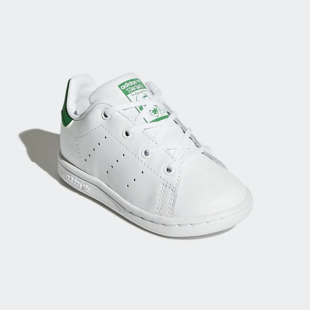 Adidas Originals scarpa sneakers da bambini Stan Smith BB2998 bianco-verde