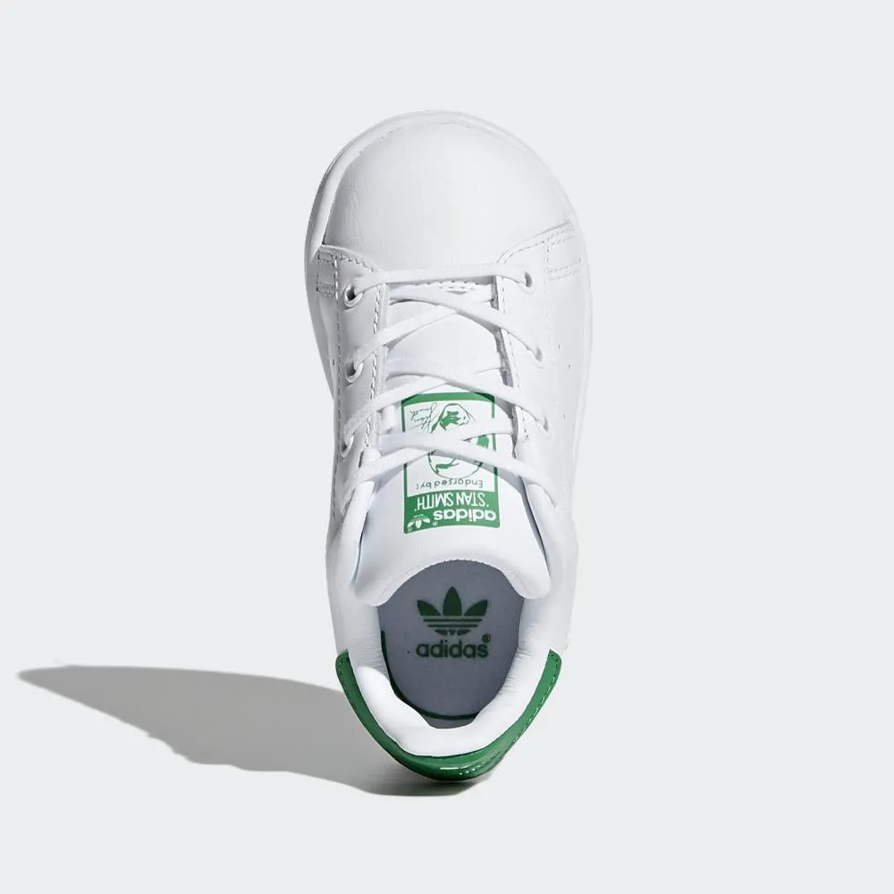 Adidas Originals scarpa sneakers da bambini Stan Smith BB2998 bianco-verde