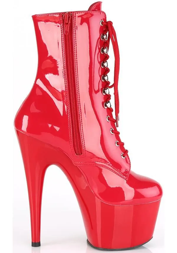 Adore-1020 [Red Patent] | PLATFORM HEELS [PREORDER]