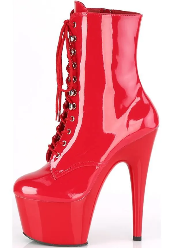 Adore-1020 [Red Patent] | PLATFORM HEELS [PREORDER]