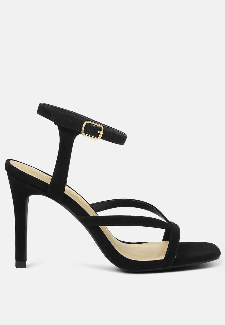 Agnese High Heeled Ankle Strap Sandals