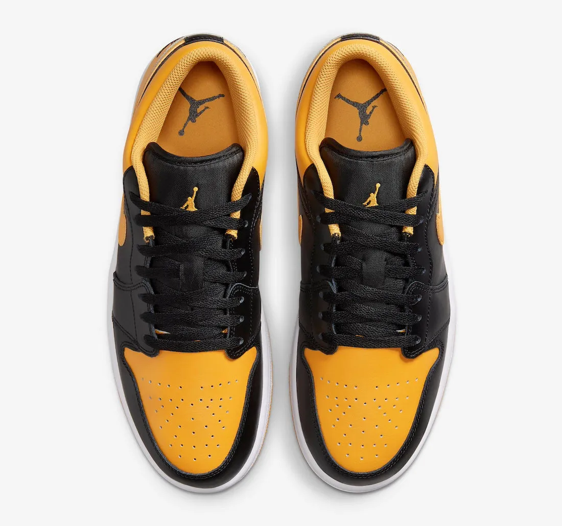 Air Jordan 1 Low Black Yellow Ochre White 553558-072