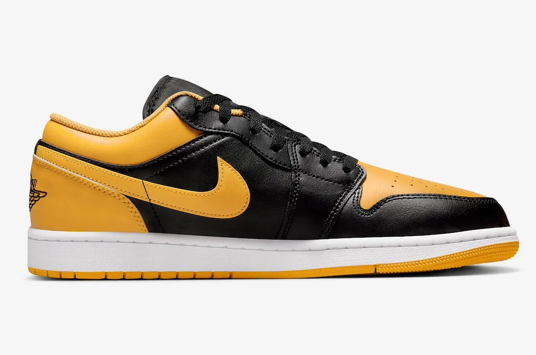 Air Jordan 1 Low Black Yellow Ochre White 553558-072