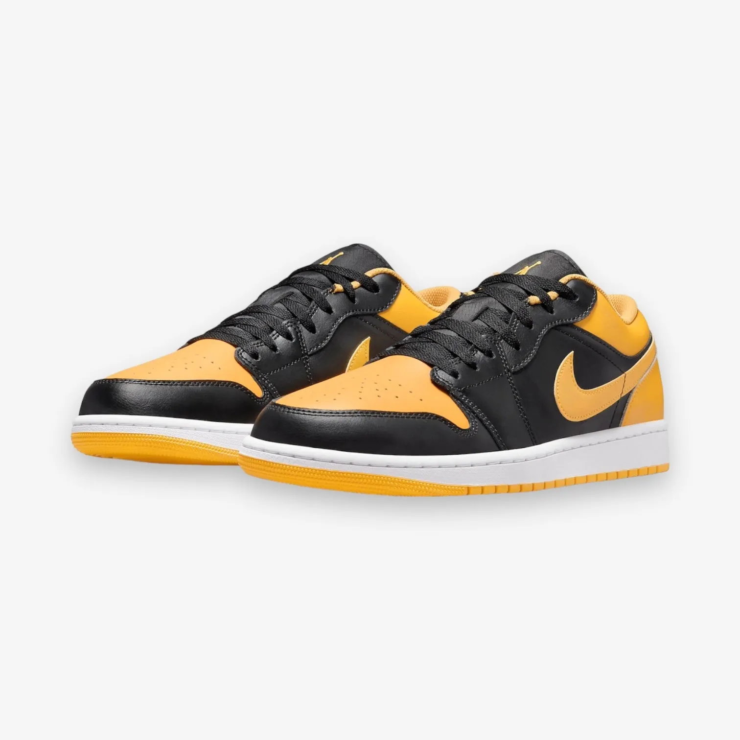 Air Jordan 1 Low Black Yellow Ochre White 553558-072