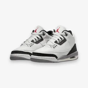 Air Jordan 3 Retro GS Summit White Fire Red Grade School DM0967-106