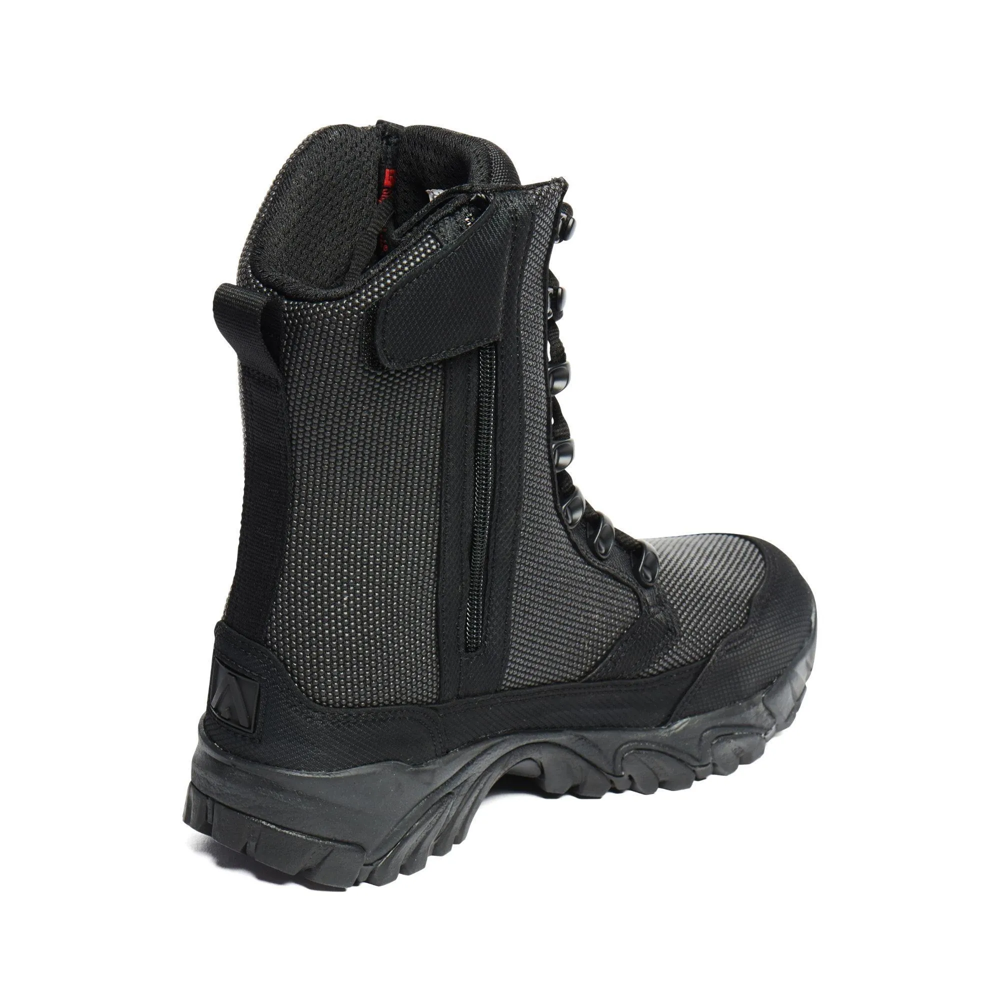 ALTAI® 8" Black Waterproof Motorcycling Boots with Zipper (MFT200-Z)