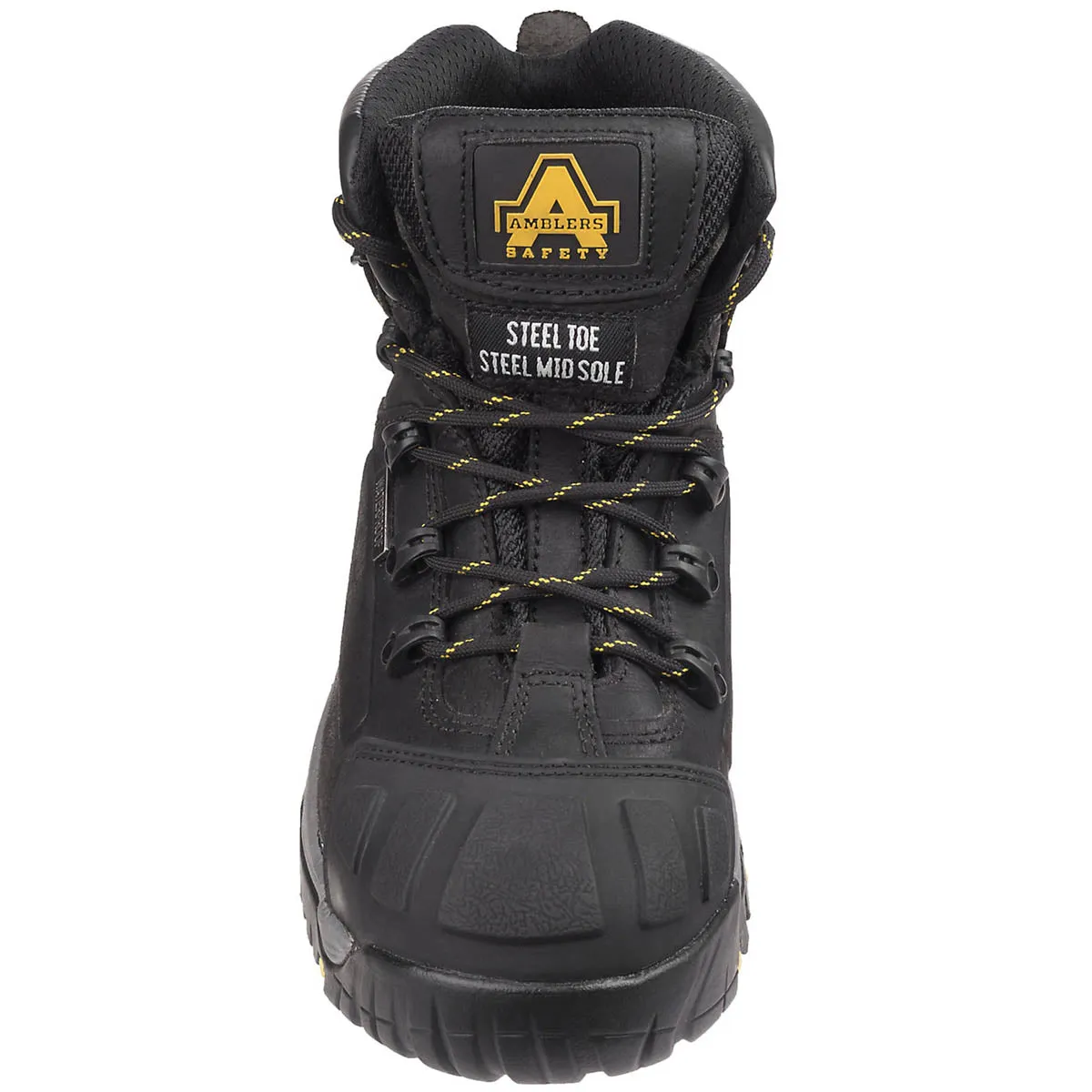 Amblers Safety Boots Womens Standard Fit Black Waterproof Shoes Steel Toe Size 3