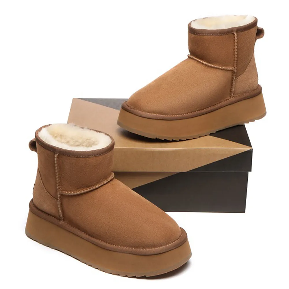 Australian Shepherd Thick Bottom Mini Classic Boots #AS3036