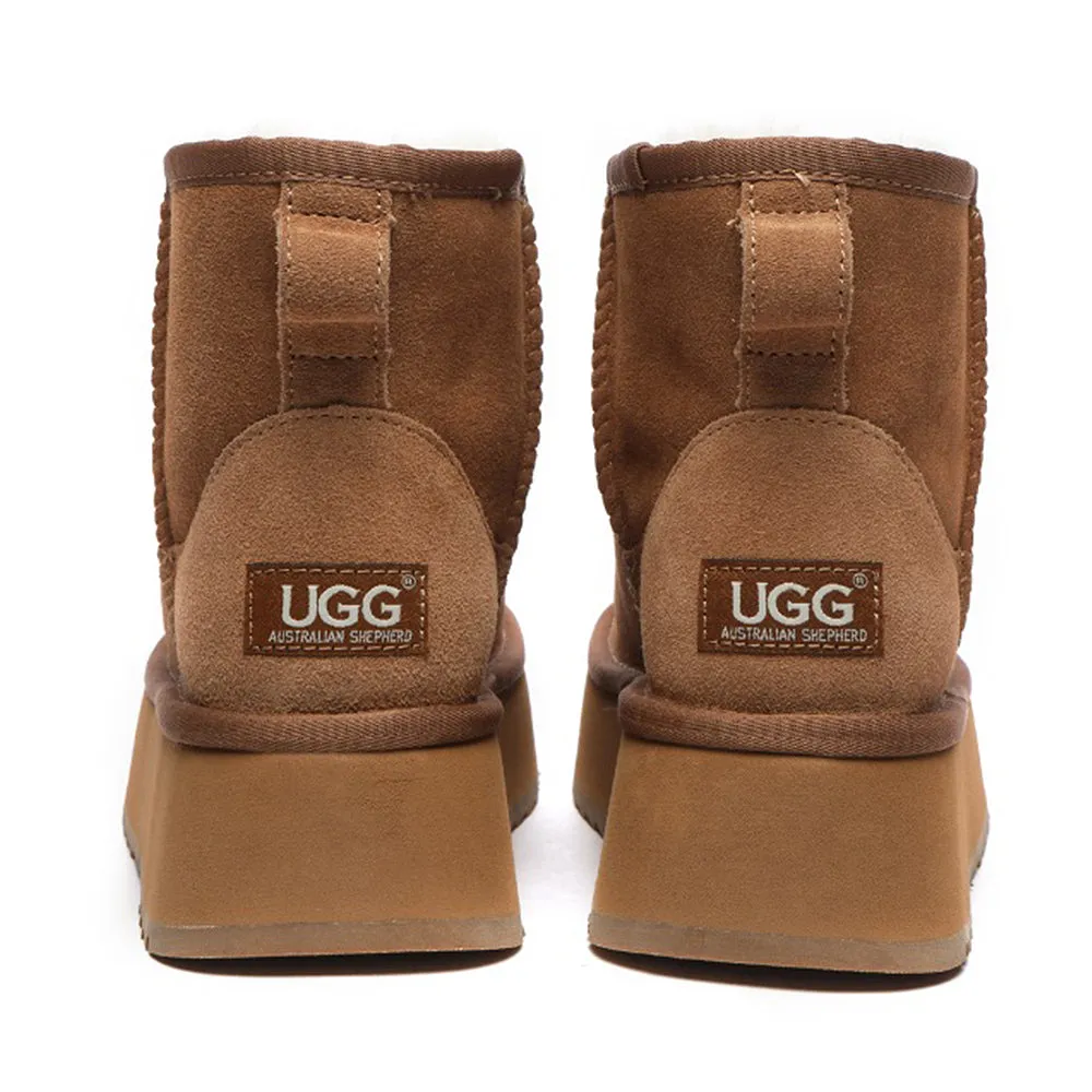 Australian Shepherd Thick Bottom Mini Classic Boots #AS3036