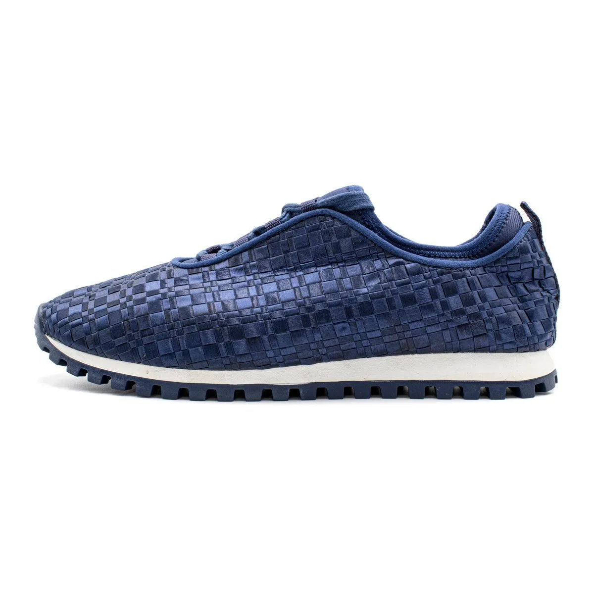 Bcb Generation Lynn Woven Low-Top Sneakers Fabric Blue Colour For Women