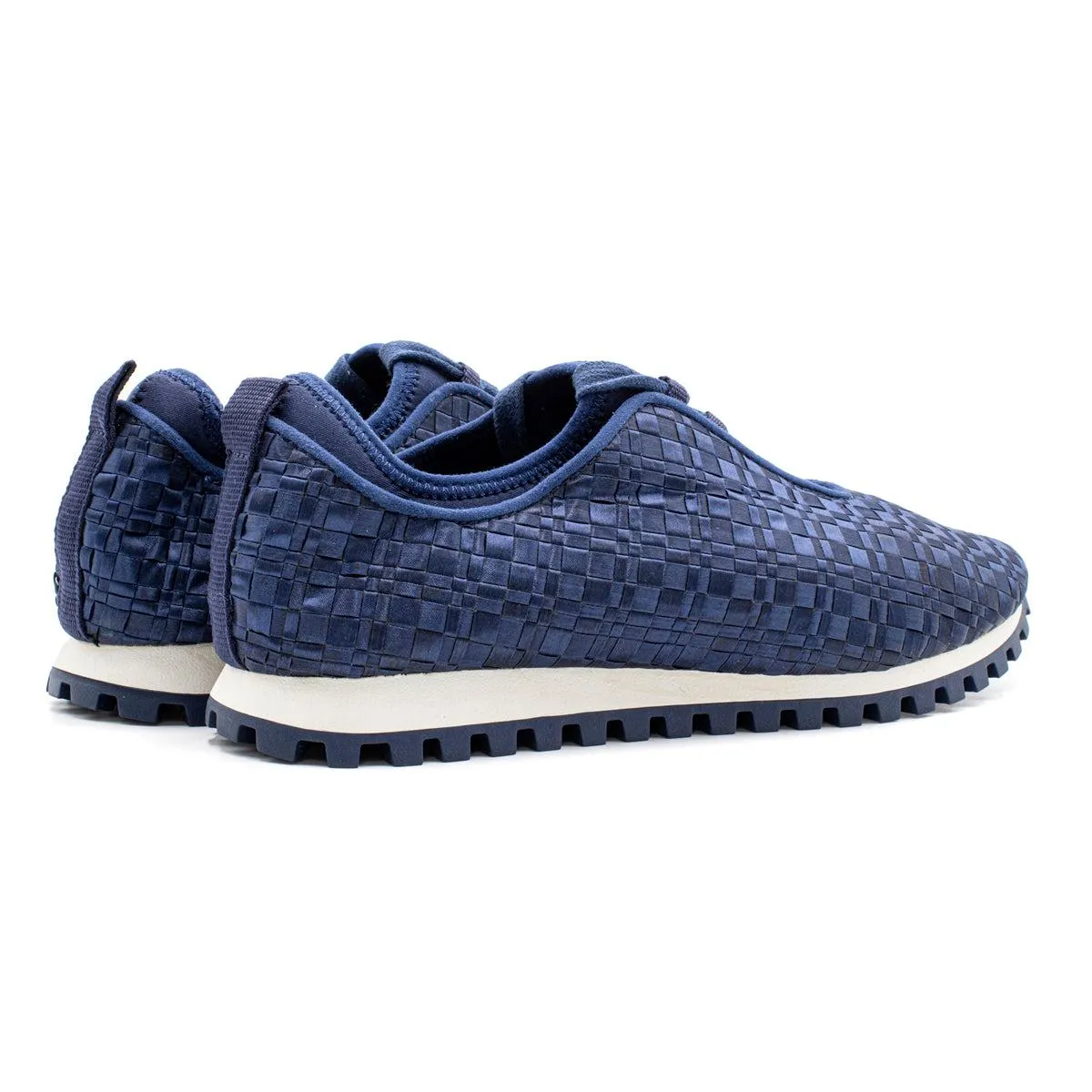 Bcb Generation Lynn Woven Low-Top Sneakers Fabric Blue Colour For Women