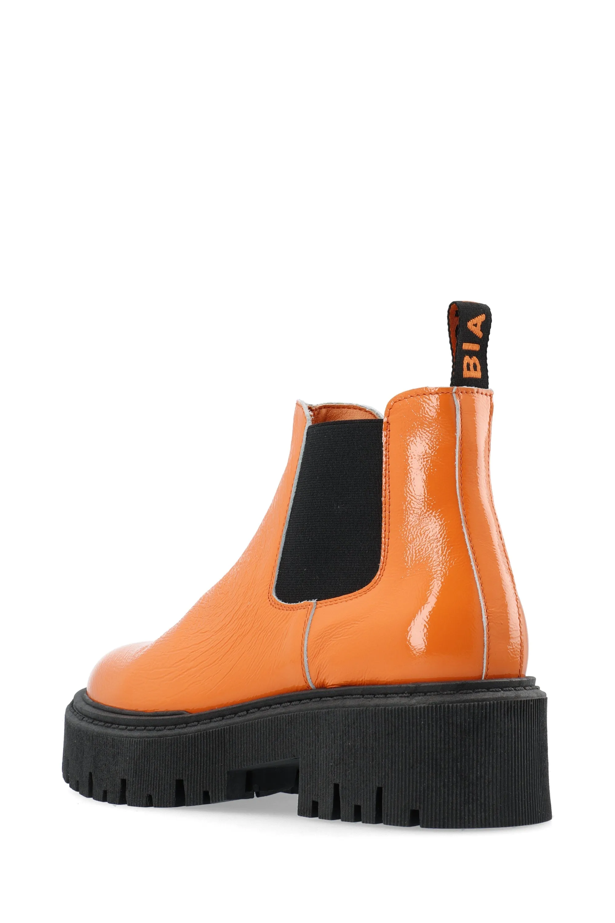 Biagarbi Orange Low Chelsea Boots