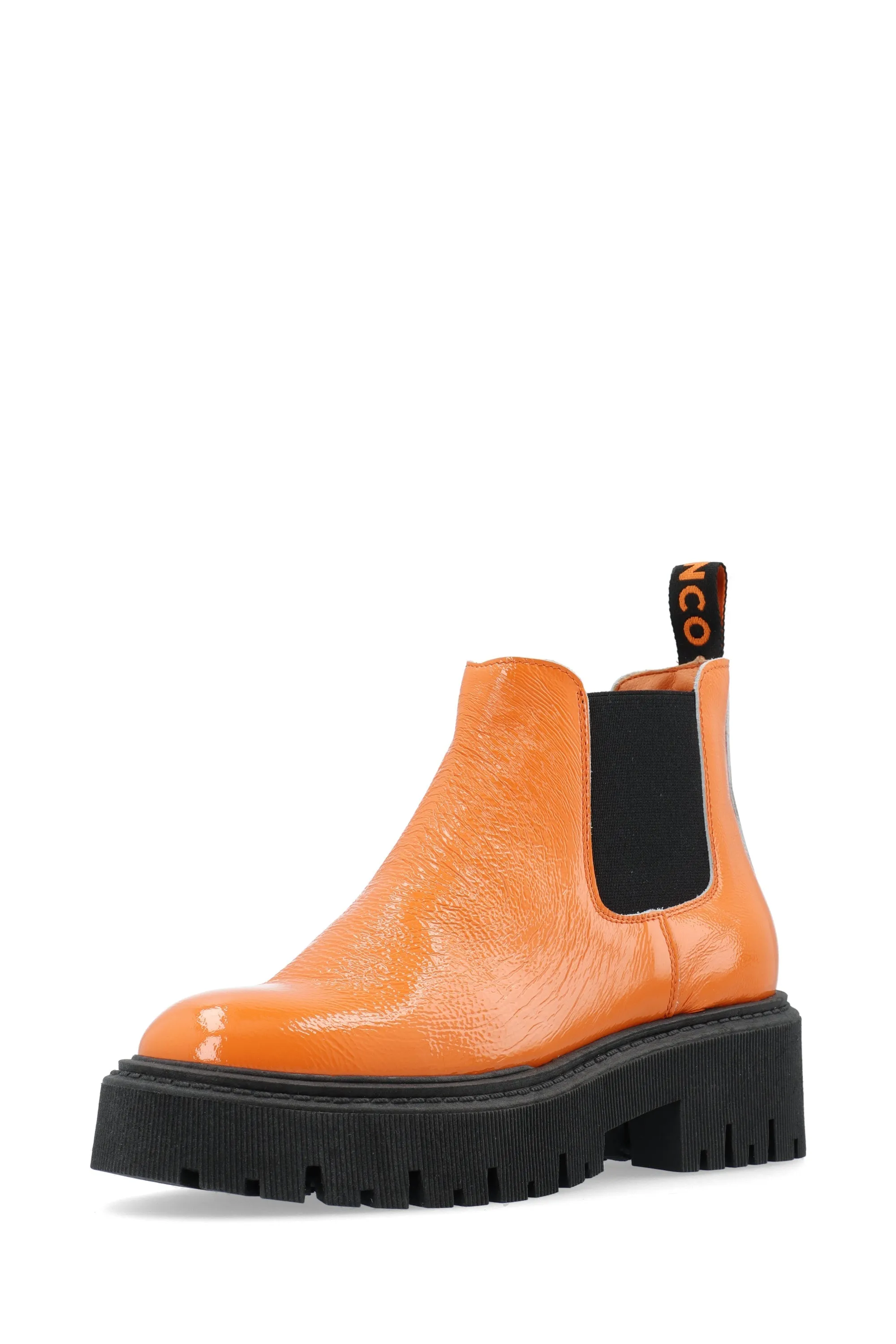 Biagarbi Orange Low Chelsea Boots