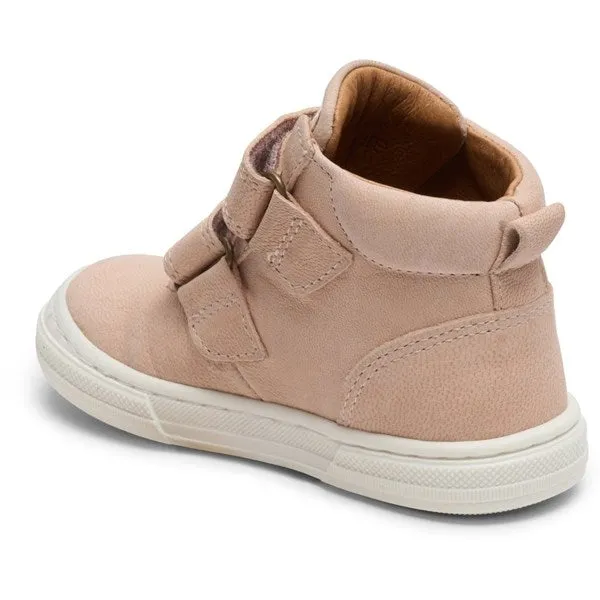 Bisgaard Rainbow Velcro Shoe Nude