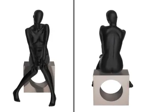 Black Abstract Female Mannequin MM-OZIB1