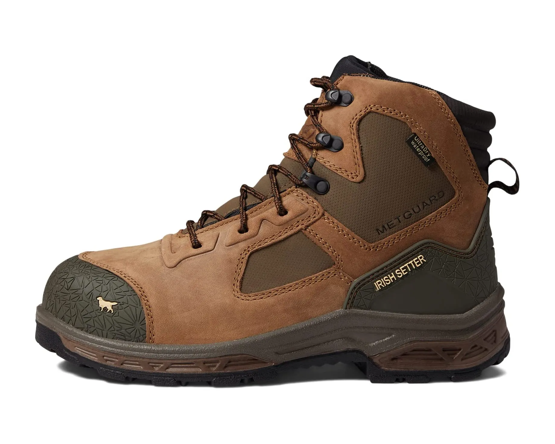 Boots Kasota 6" Waterproof Metguard Composite-Toe EH Irish Setter, brown