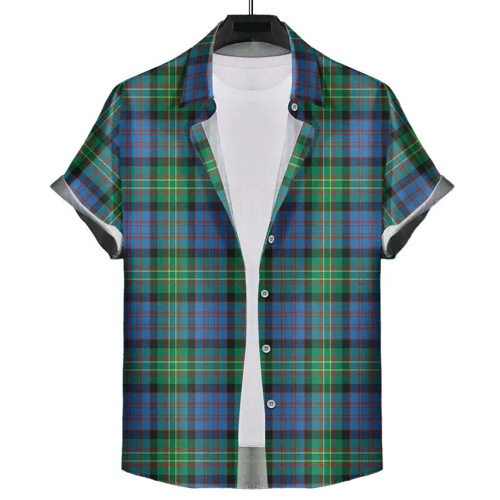 Bowie Ancient Tartan Short Sleeve Button Down Shirt