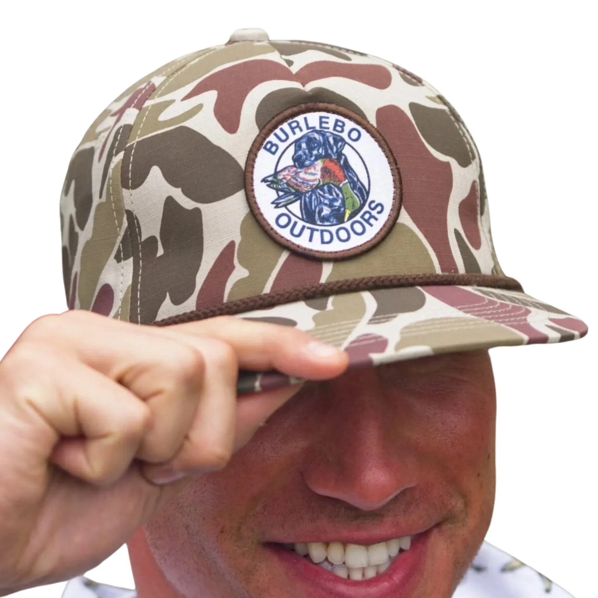 BURLEBO DUCK AND DOG CAMO HAT - CCDAD