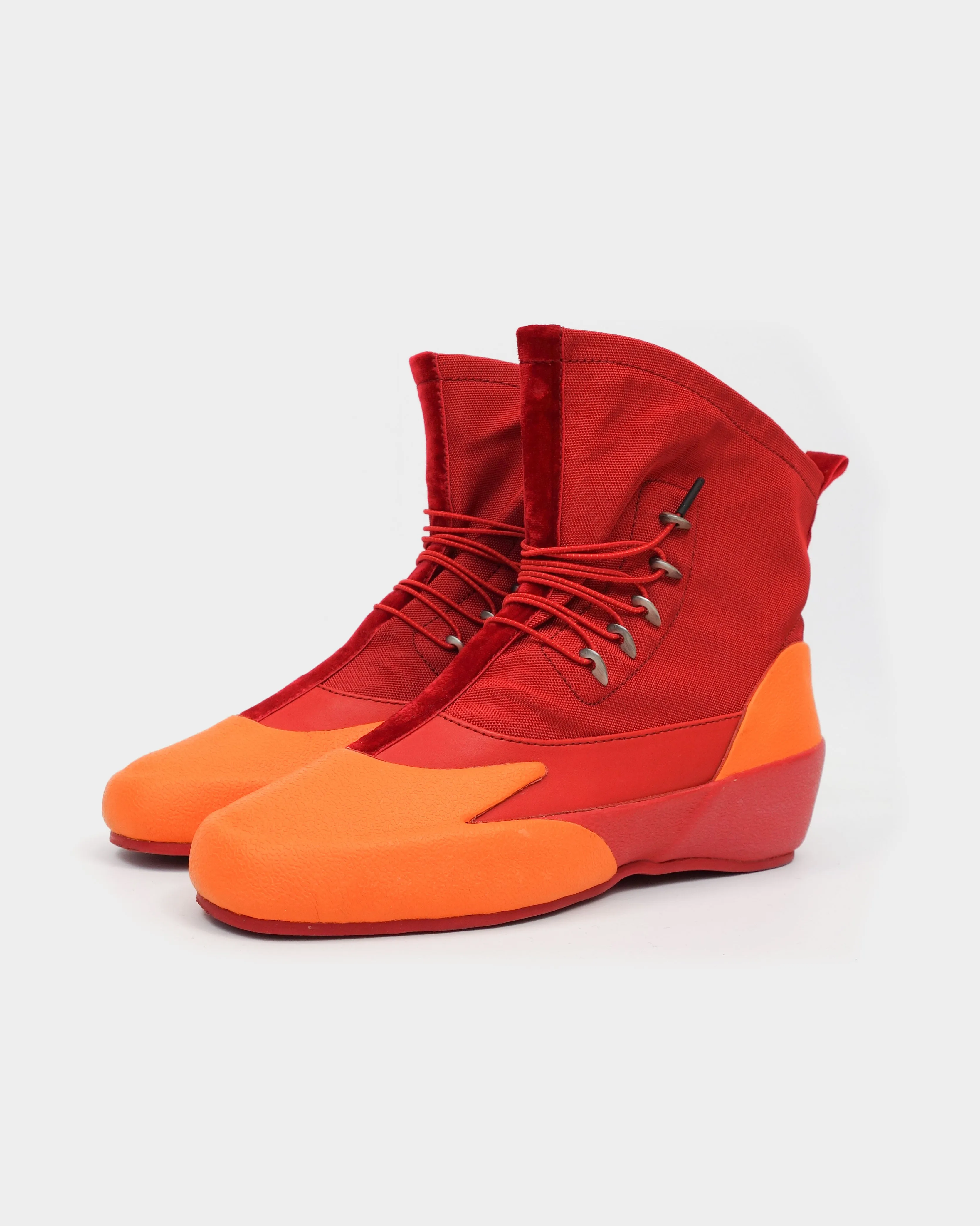 Camper x Kiko Kostadinov Red Ankle Boots 2015