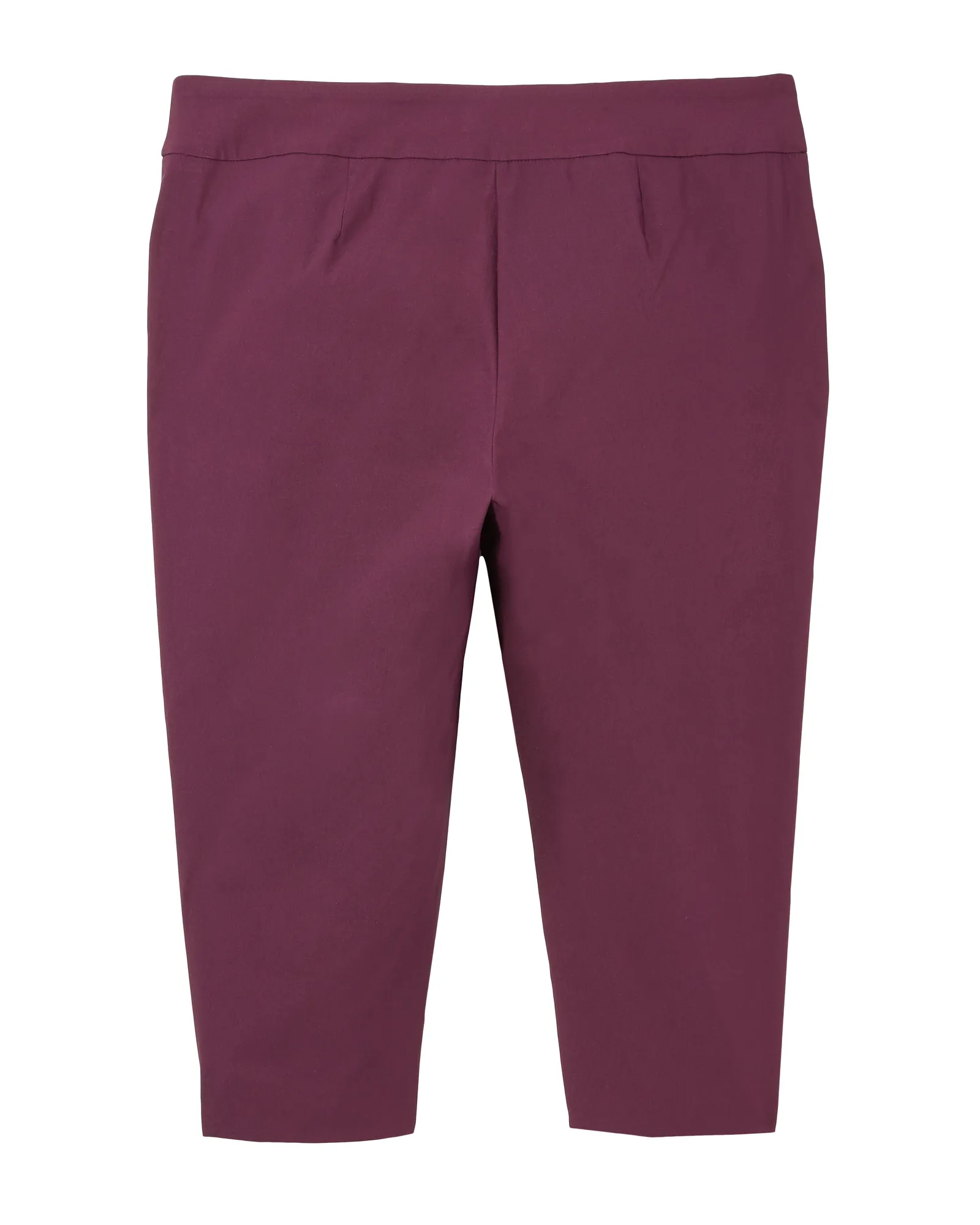 Canberra Pull On Crop Pant w/ Tie Hem | Purple