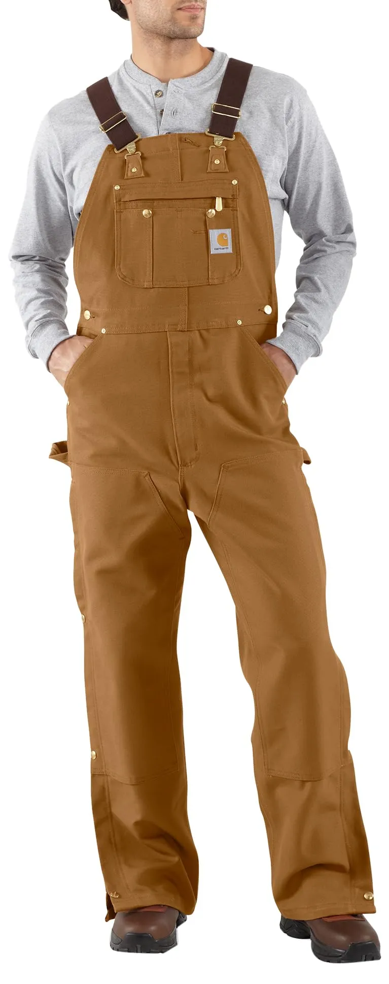 Carhartt 106671 Mens Loose Fit Firm Duck Bib Overall