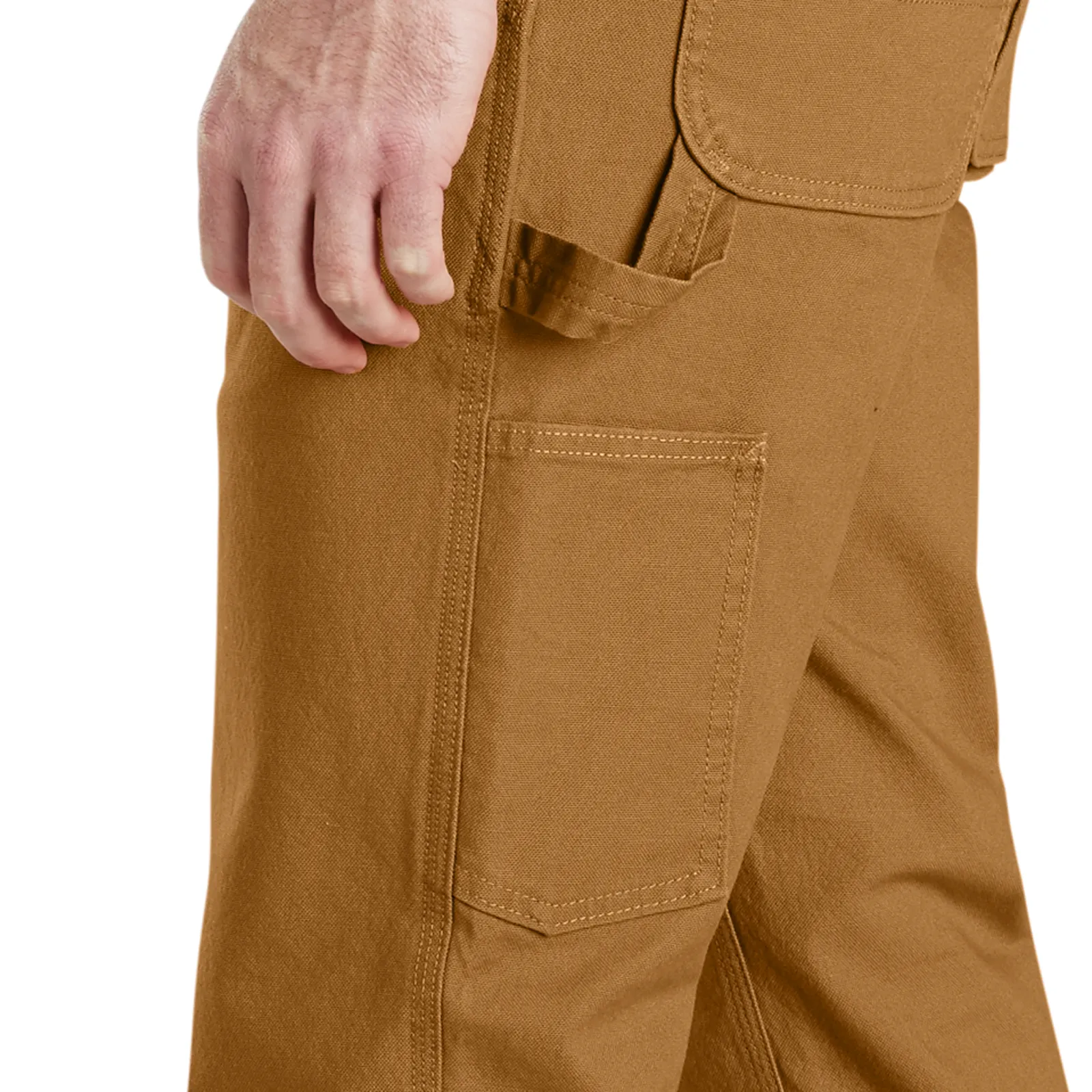 Carhartt Men's Rugged Flex® Relaxed Fit Duck Utility Work Pant - Carhartt Brown