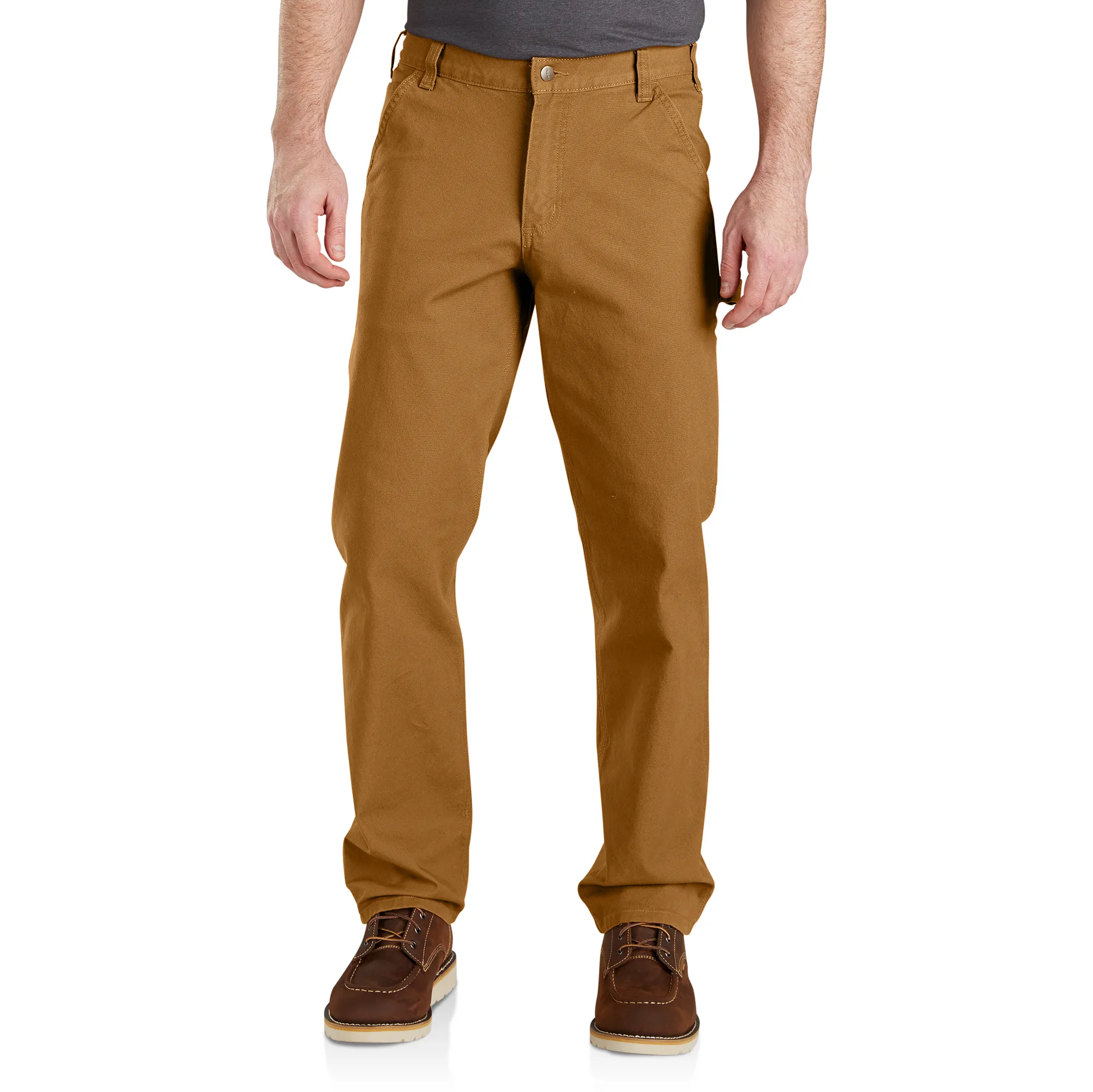 Carhartt Men's Rugged Flex® Relaxed Fit Duck Utility Work Pant - Carhartt Brown