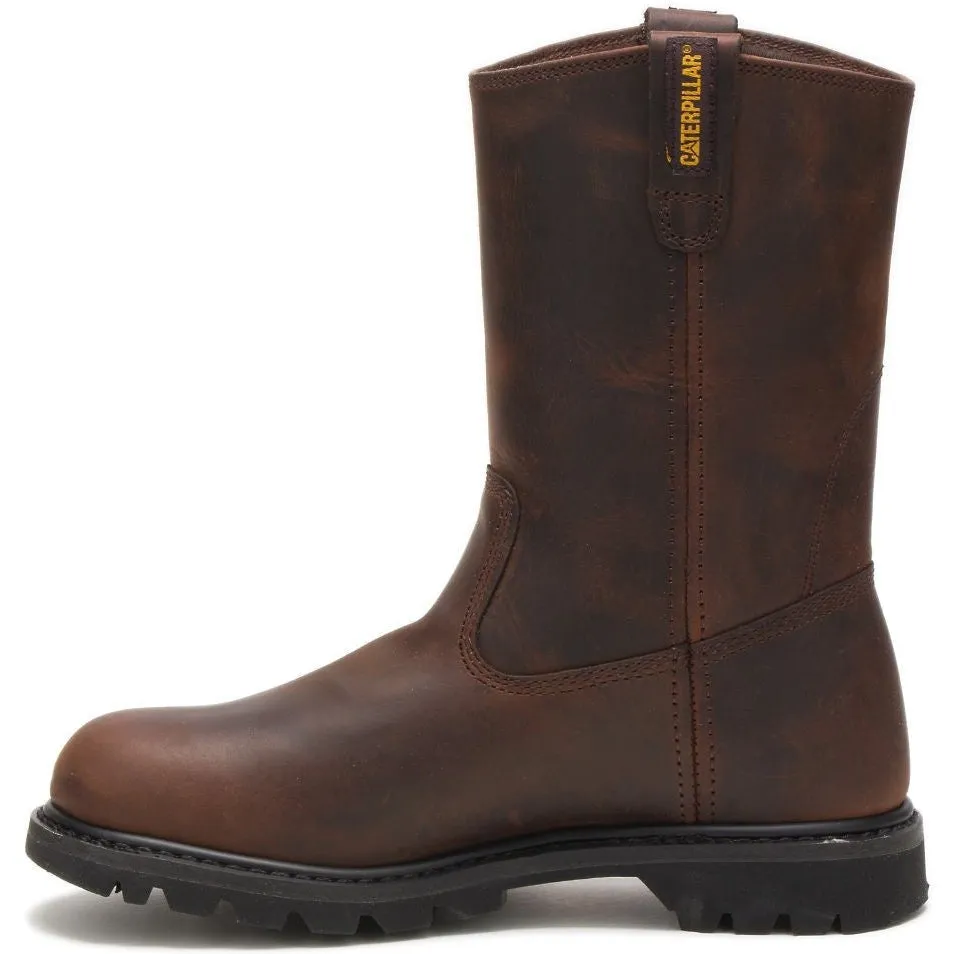 CAT Men's Revolver Soft toe Work Boot - Brown - P72191