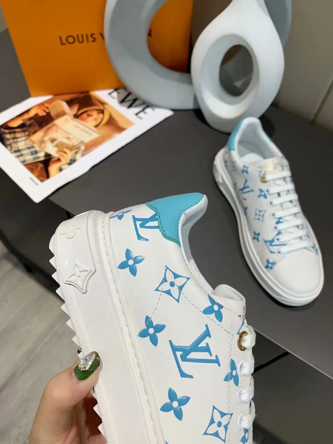 CE - LUV Casual Low Blue White Sneaker