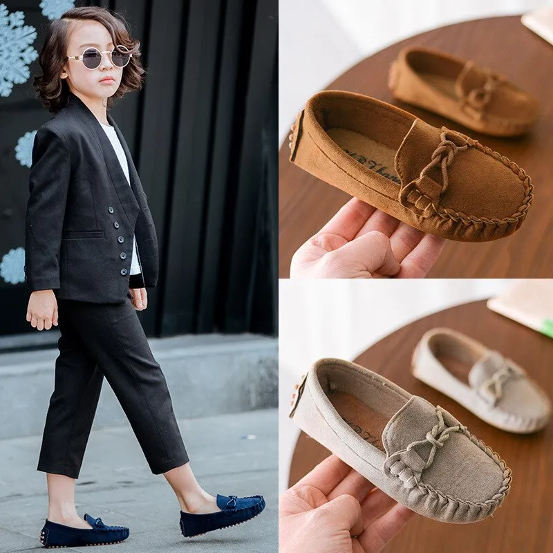 Classical All-match Flat Loafers for Kids Boys Girls