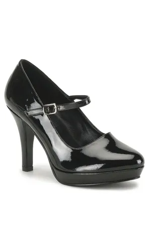 CONTESSA-50X Blk Pat Heels (AU Stock)