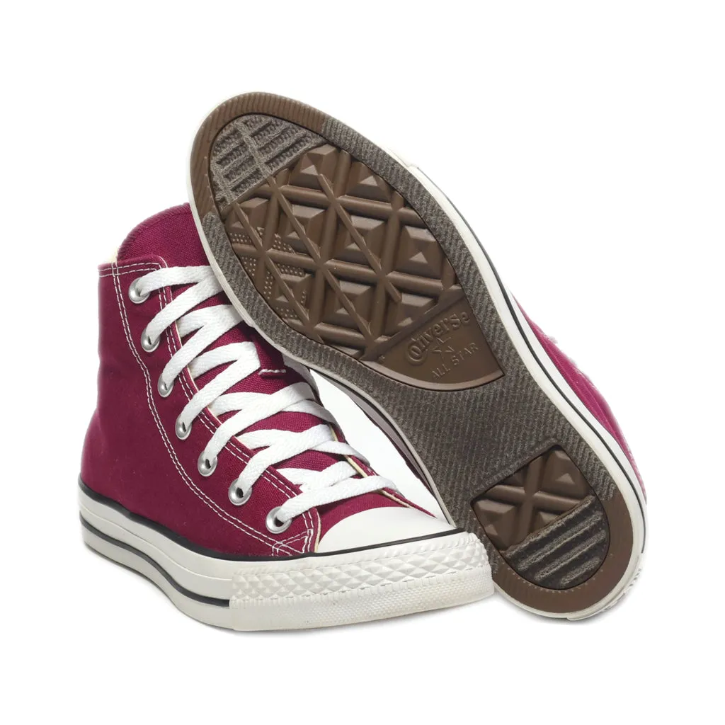 Converse High-Top Sneakers Canvas Maroon Colour For Women