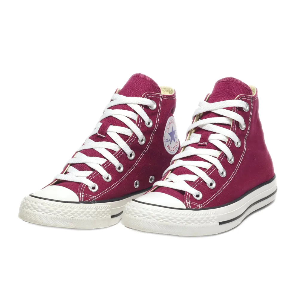 Converse High-Top Sneakers Canvas Maroon Colour For Women