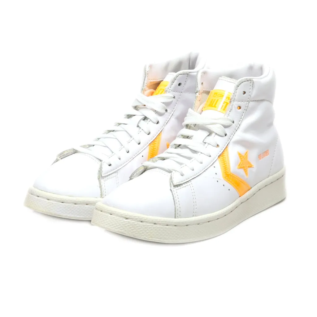 Converse Pro Leather Sneakers Leather White Colour For Kids