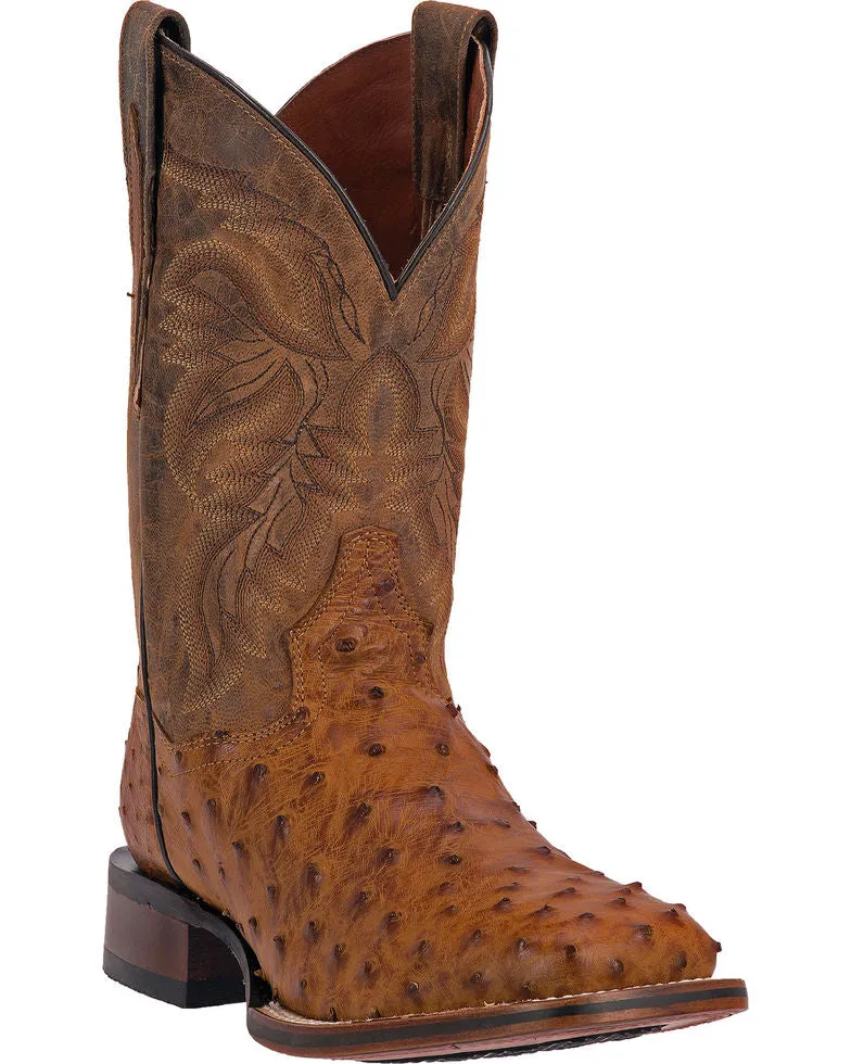 Dan Post Alamosa Men's Ostrich Exotic Western Boots Style DP3876