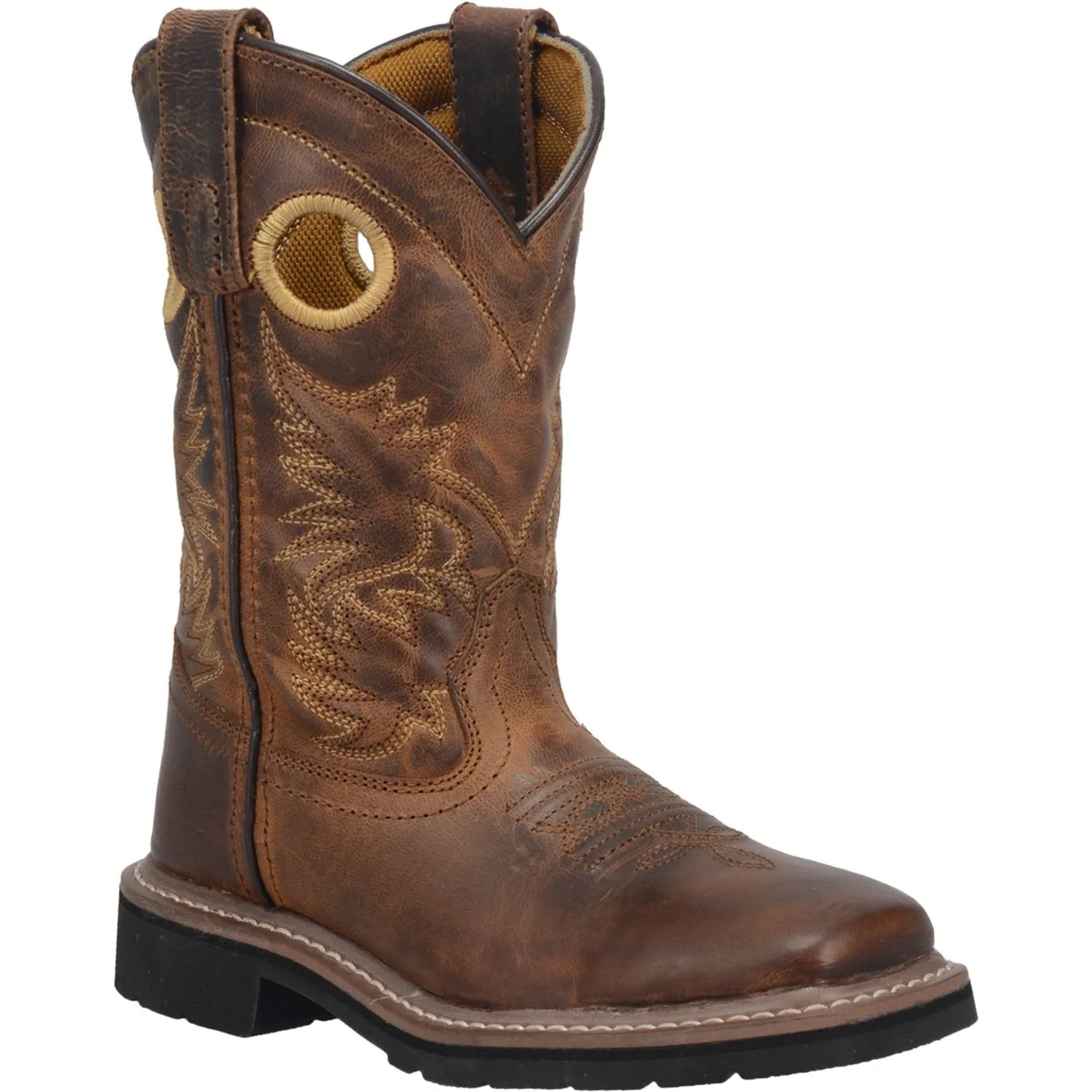 DAN POST KID'S AMARILLO LEATHER WESTERN BOOT (8.5-3) - DPC2932