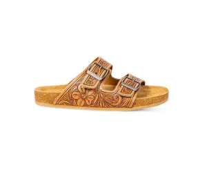 Darla Hand Tooled Sandals