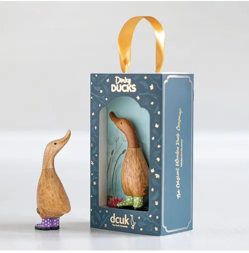 DCUK Dinky Duck with Spotty Welly - Green 10305