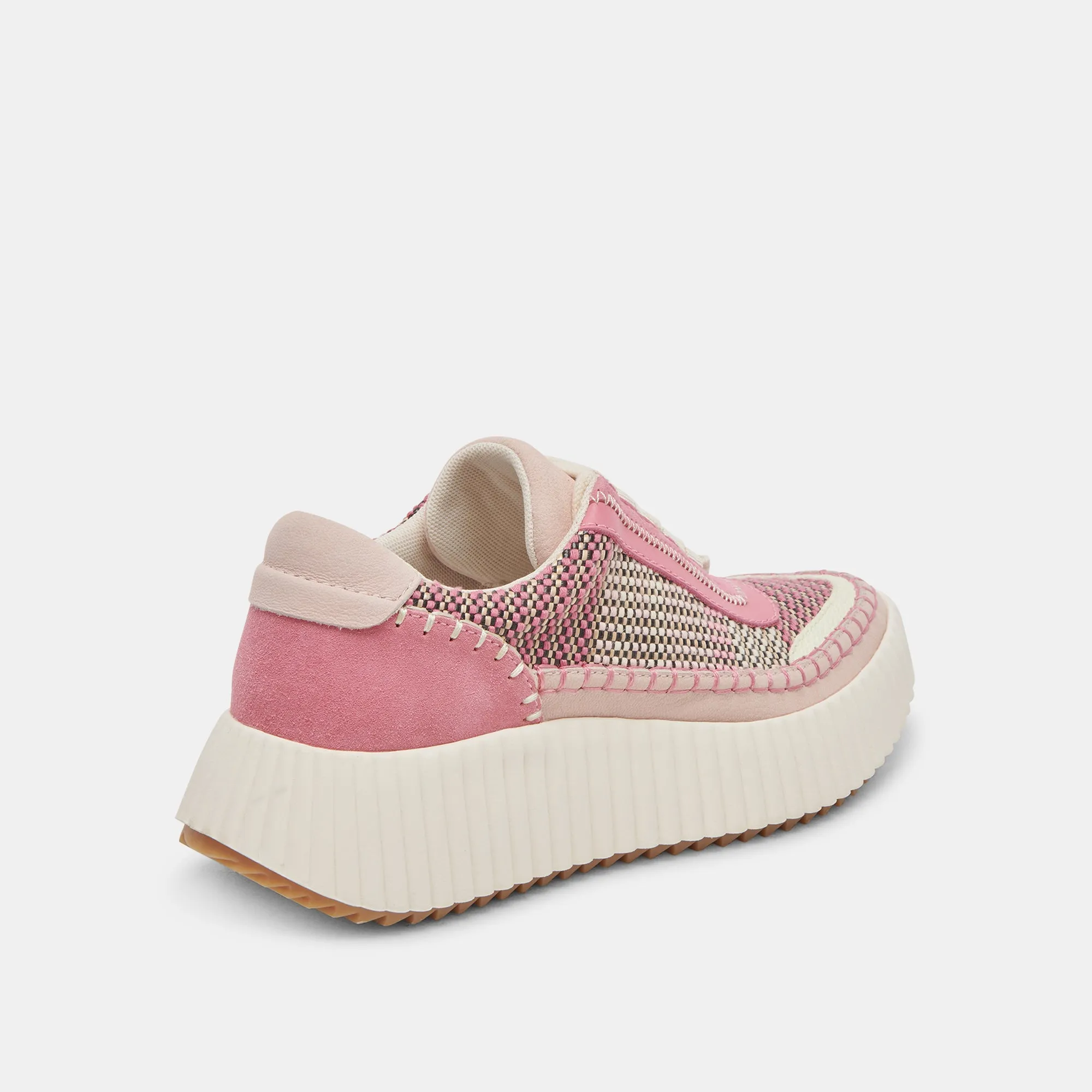 DOLEN SNEAKERS PINK MULTI WOVEN