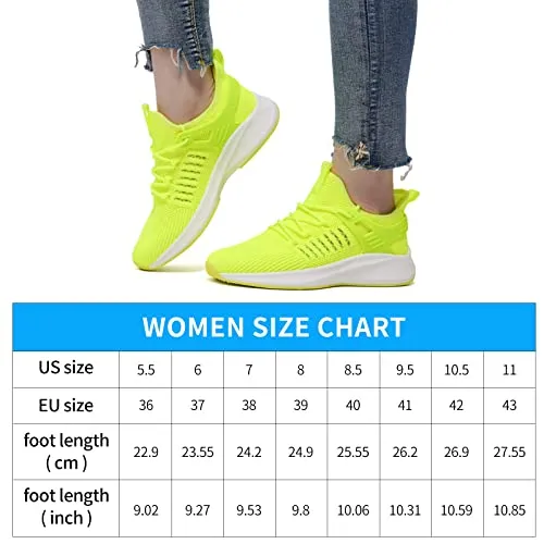 Dolphin Women's Running Shoes - Lightweight Breathable Memory Foam Sneaker