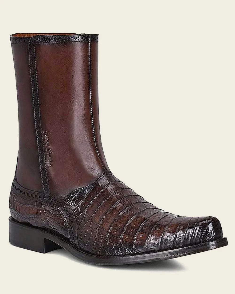 Dress brown ultra exotic boot