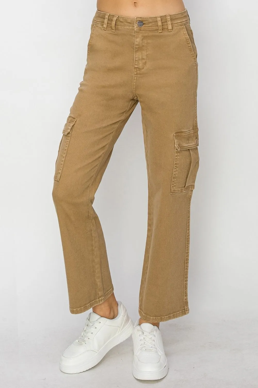 Explore More Collection - Risen Full Size High Rise Cargo Jeans