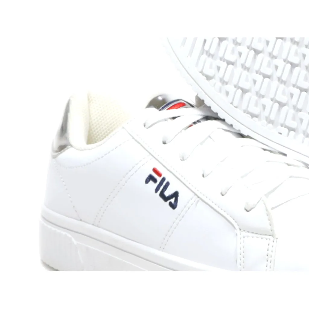 Fila Zappattilas Low-Top Sneakers Leather White Colour For Men