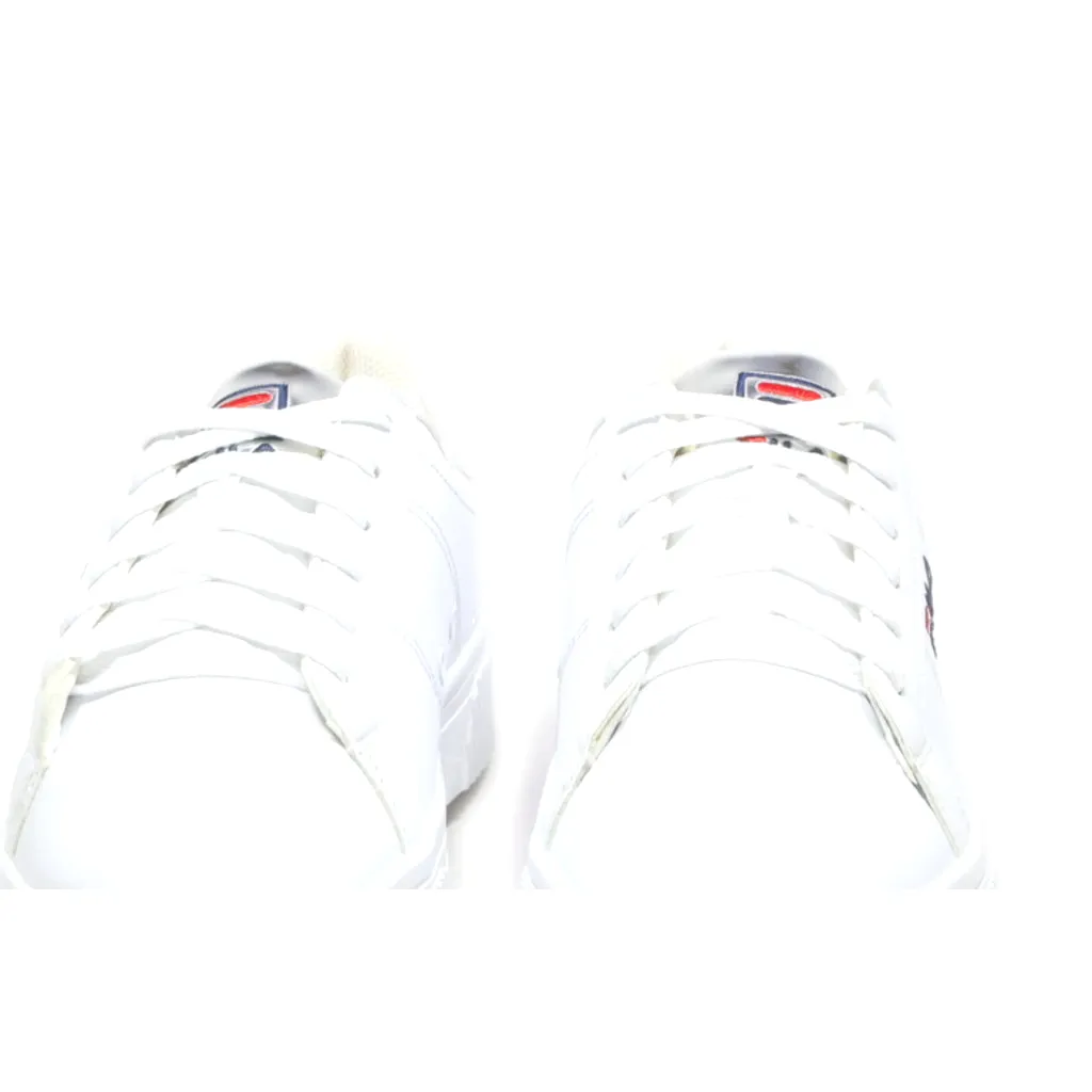 Fila Zappattilas Low-Top Sneakers Leather White Colour For Men