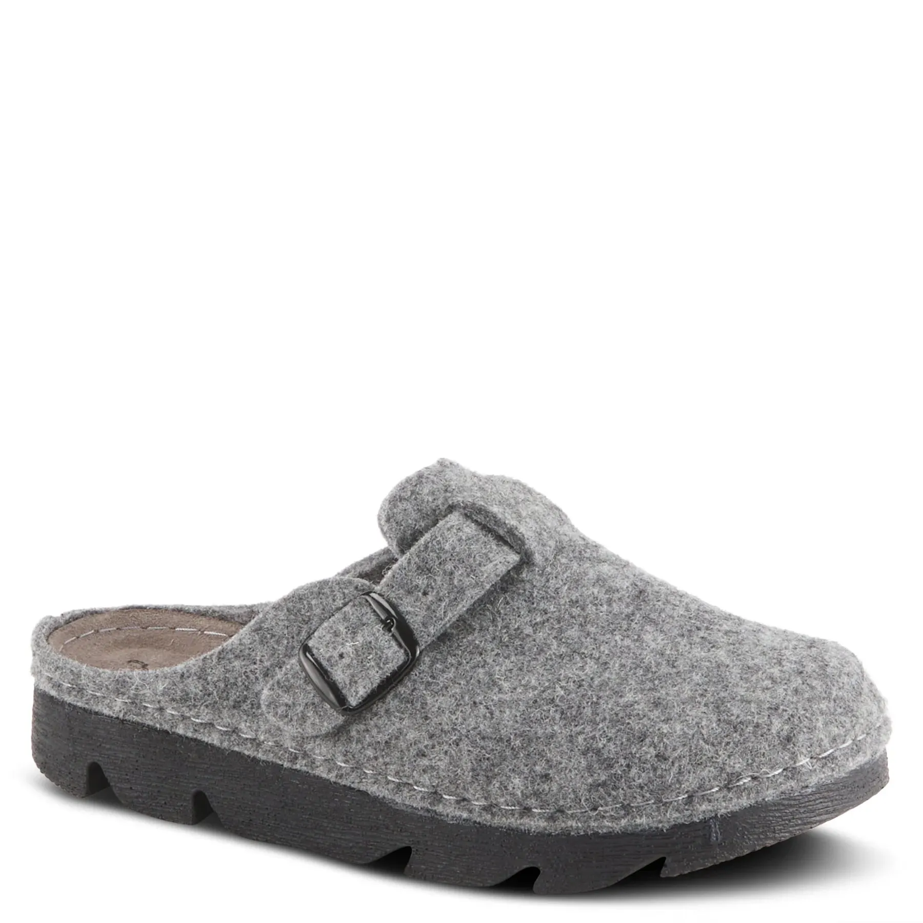 Flexus by Spring Step Women's Felt Clogger - Grey