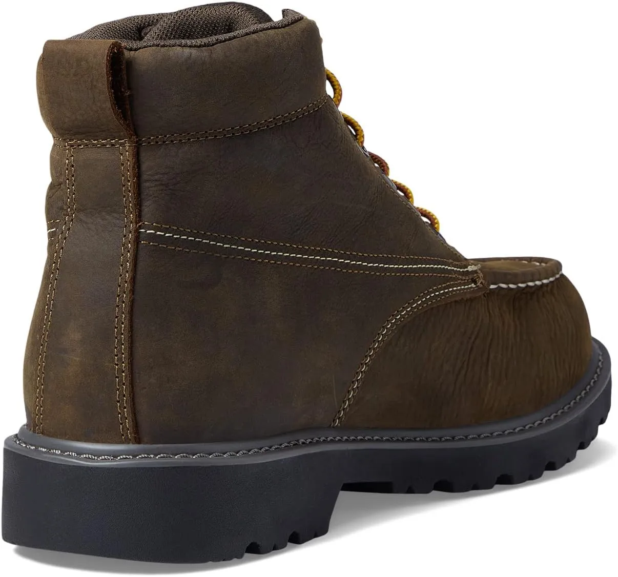 Floorhand Moc Toe Waterproof 6" Wolverine Lace-Up Boot, Dark Coffee