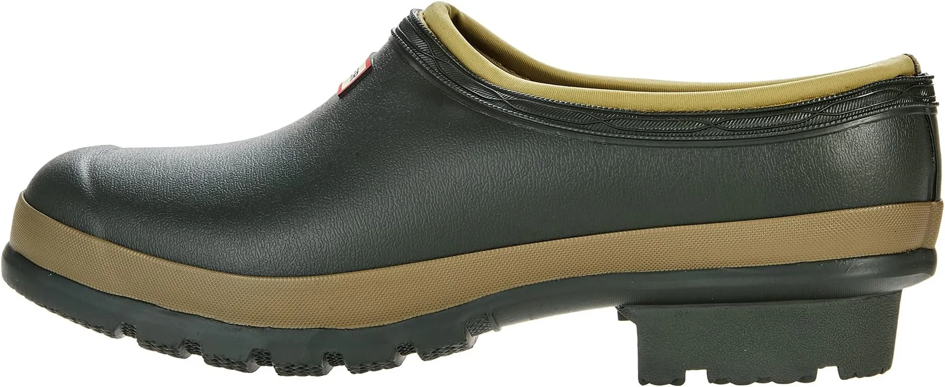 Gardener Neo Lined Clog Hunter Rubber Boots, Dark/Olive