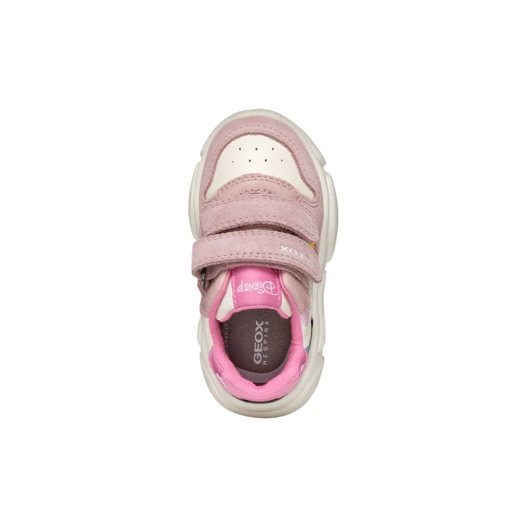 Geox scarpa da bambina co strappo Ciuciuf Minnie Disney B465QB 05422 C1MA8 avorio-rosa antico